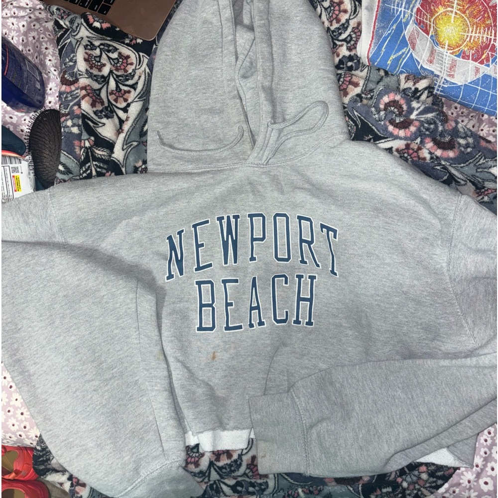 Brandy Melville Cropped Hoodie